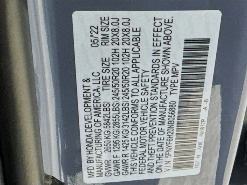 Certified Used 2022 Gray Honda Special Edition image 45