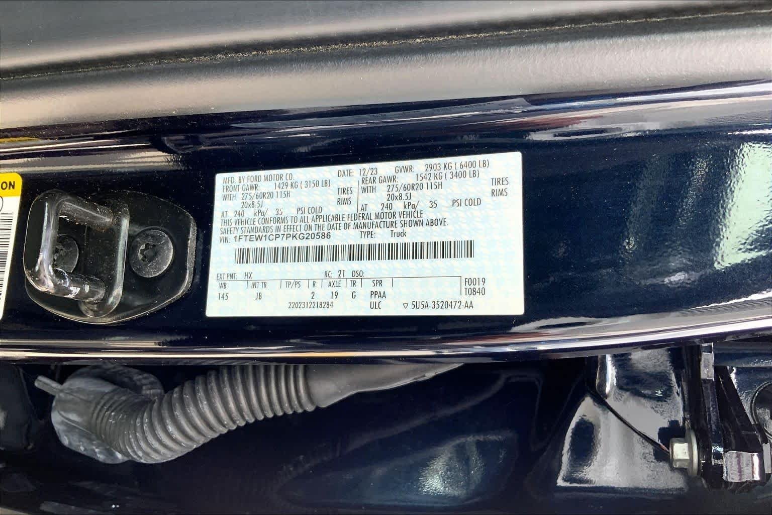 Used 2023 Antimatter Blue Metallic Ford XL image 31