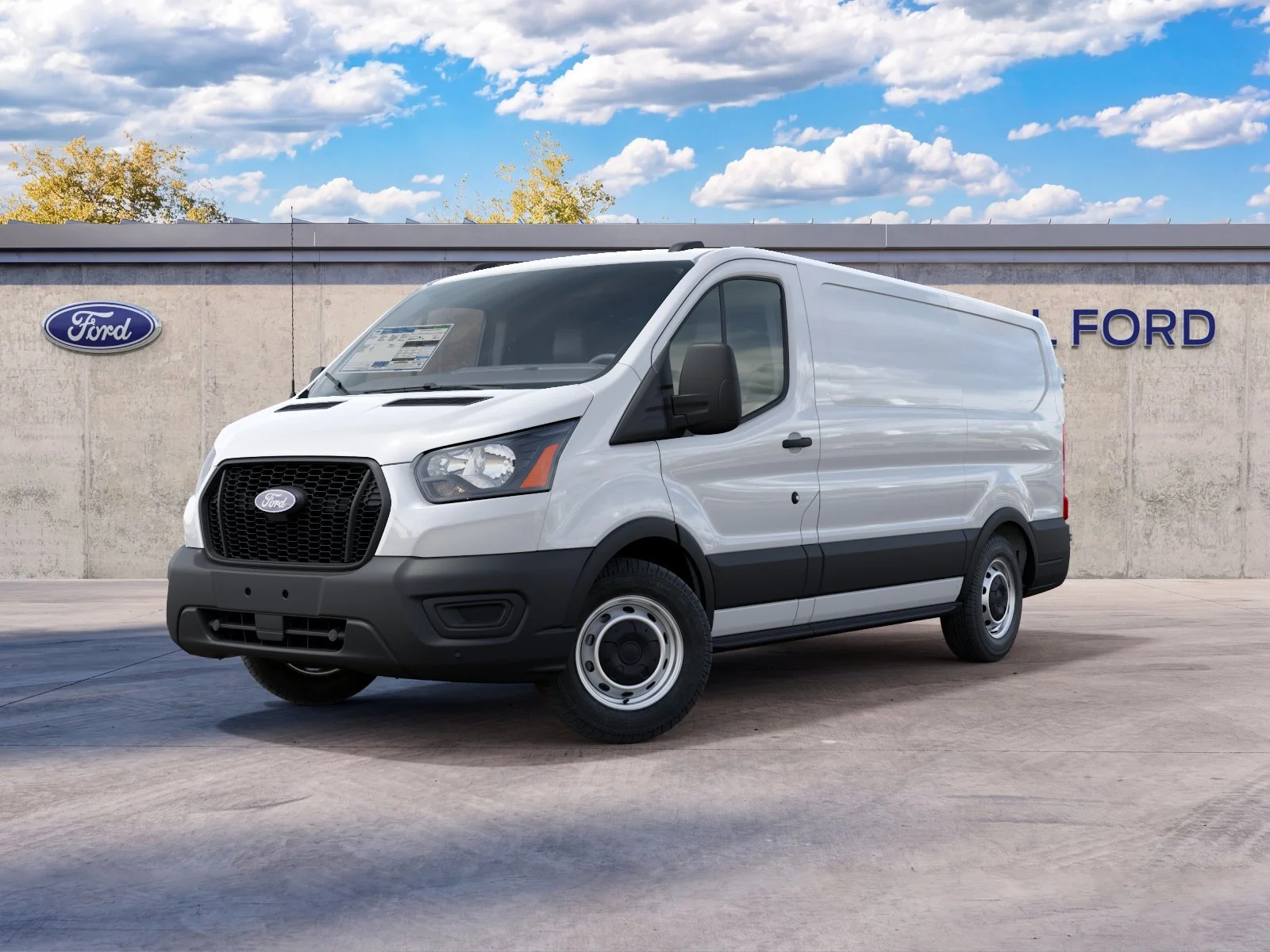 New 2027 Oxford White Ford Cargo Van image 2