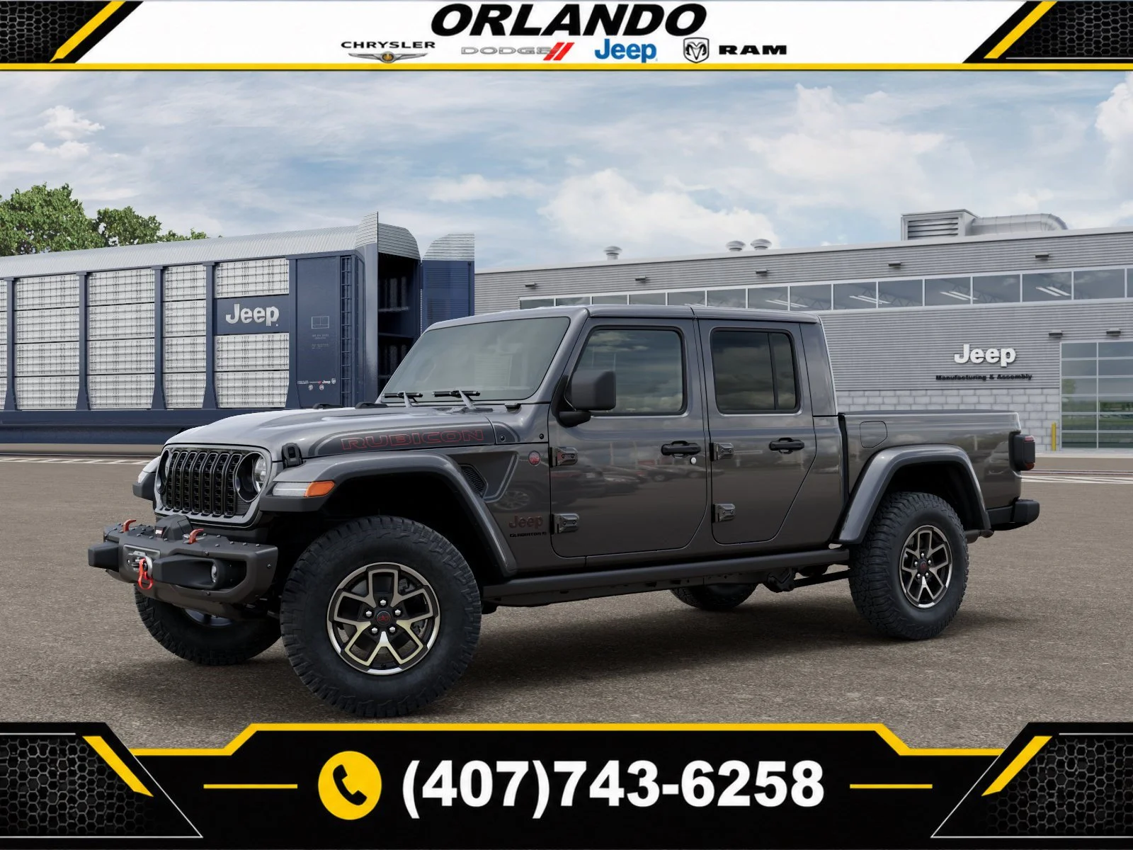 New 2026 Granite Crystal Metallic Clearcoat Jeep Shadow Ops image 1