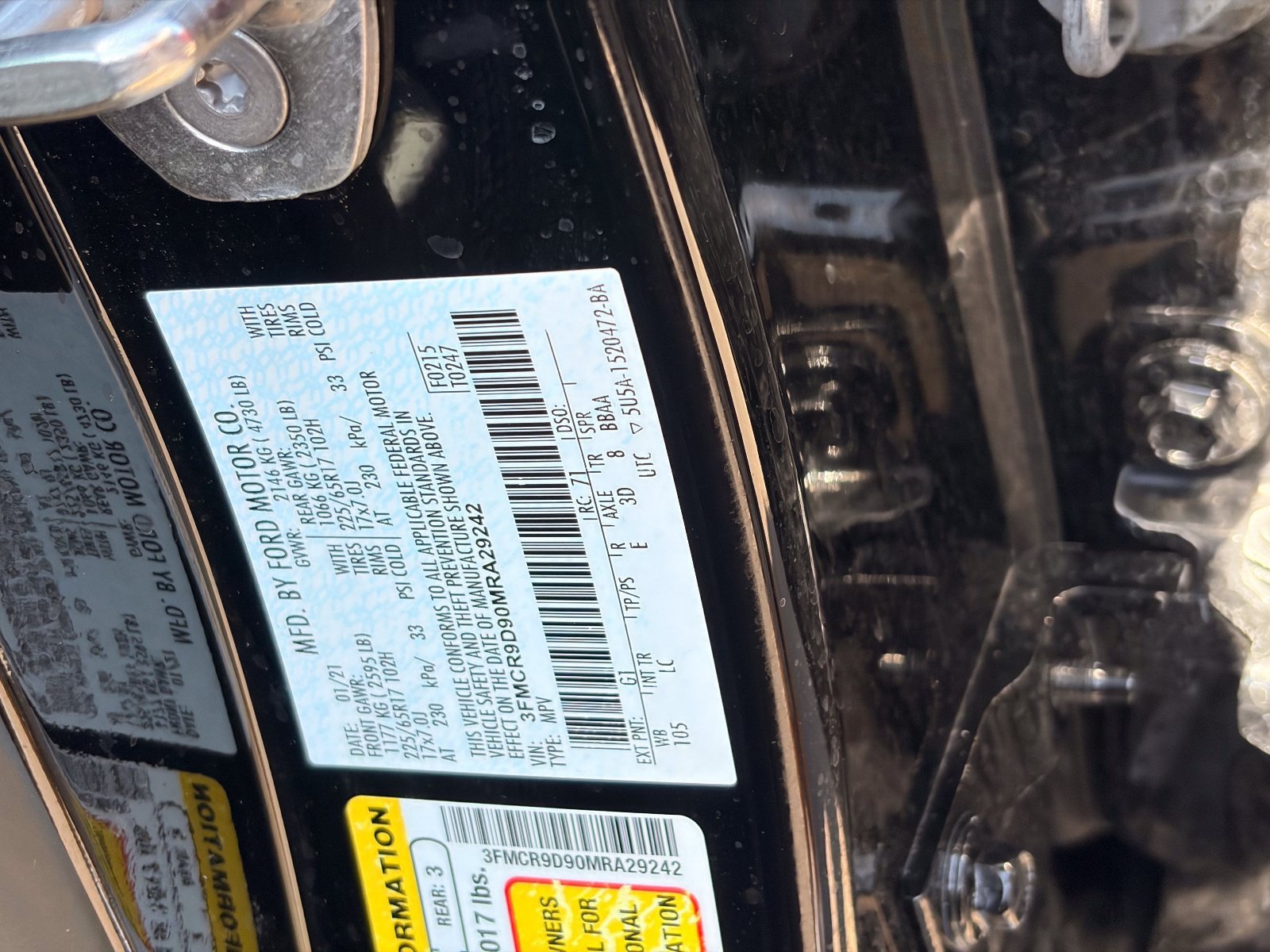 Used 2021 Black Ford Badlands image 32