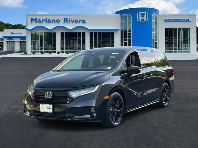 Certified Used 2023 Crystal Black Pearl Honda Sport image 2