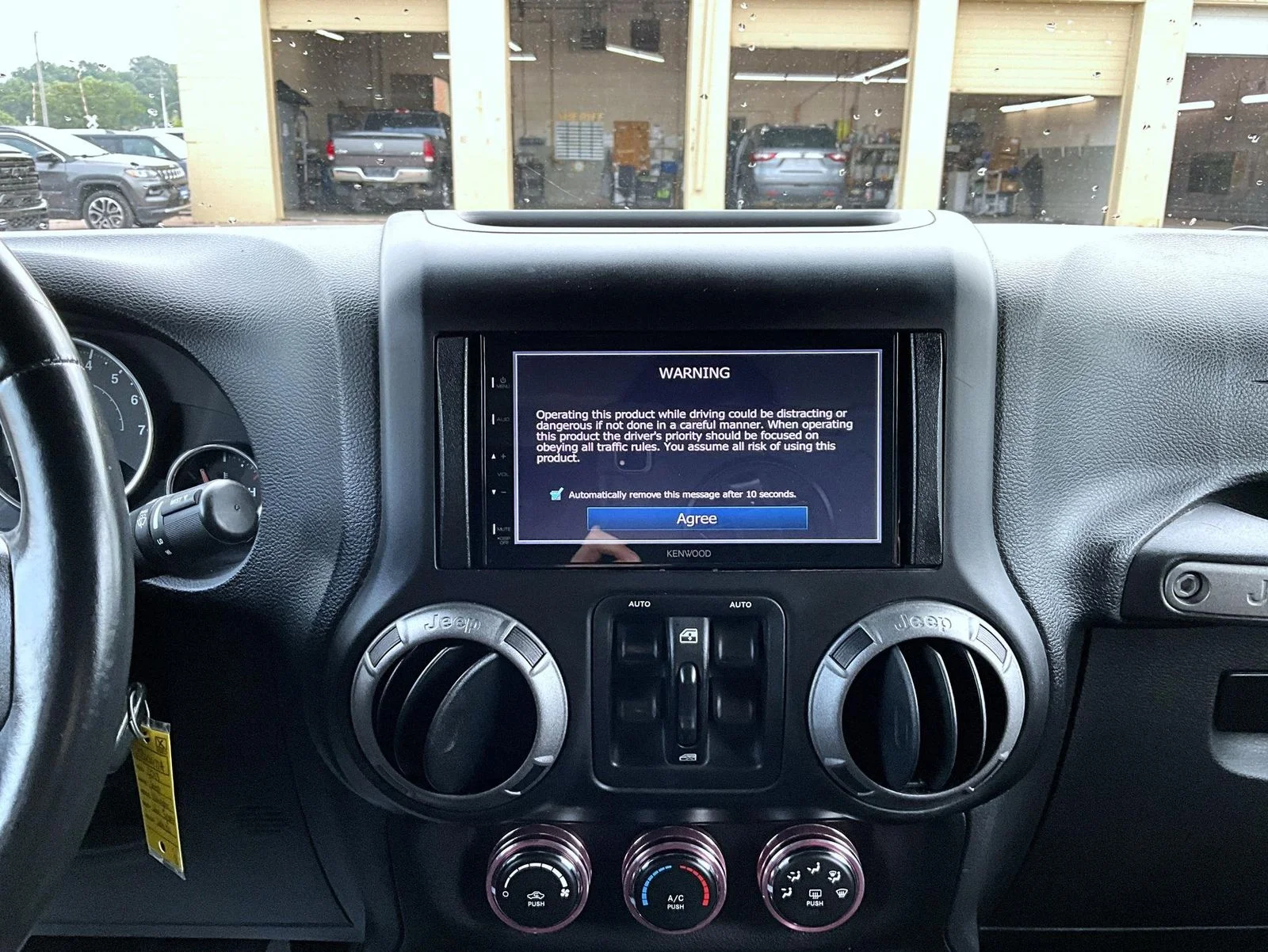 Used 2013 White Jeep Unlimited Sport image 14