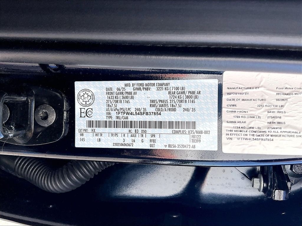 Used 2025 Antimatter Blue Metallic Ford Tremor image 33