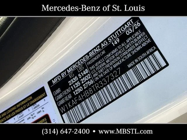 New 2026 Polar White Mercedes-Benz C 300 image 19