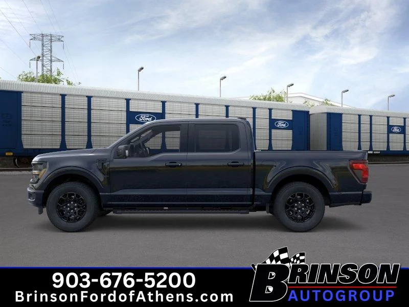 New 2026 Agate Black Metallic Ford XLT image 3