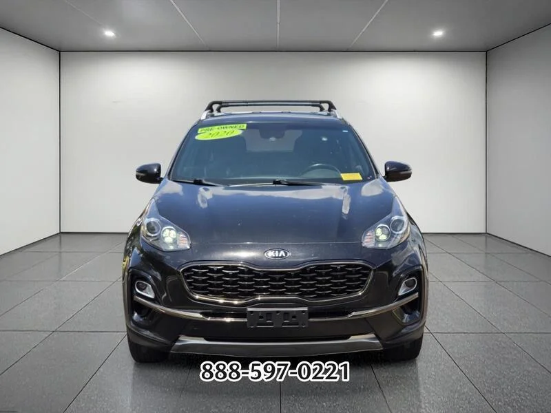 Used 2020 Black Cherry Pearl KIA S image 8