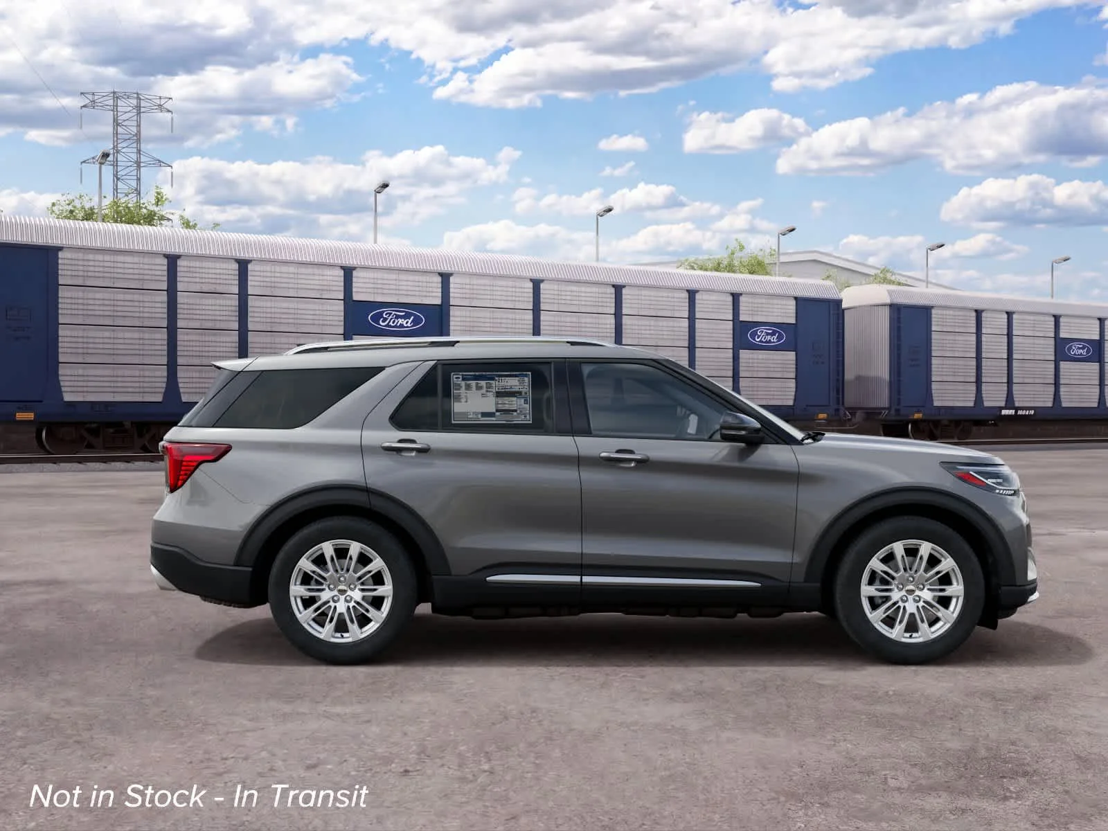 New 2027 Carbonized Gray Metallic Ford Platinum image 5