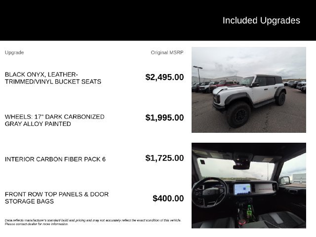Used 2024 White Ford Raptor image 5