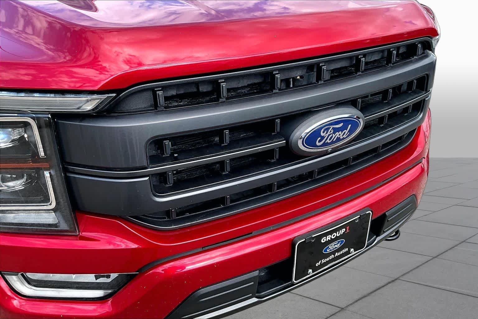 Certified Used 2021 Rapid Red Metallic Tinted Clearcoat Ford LARIAT image 30