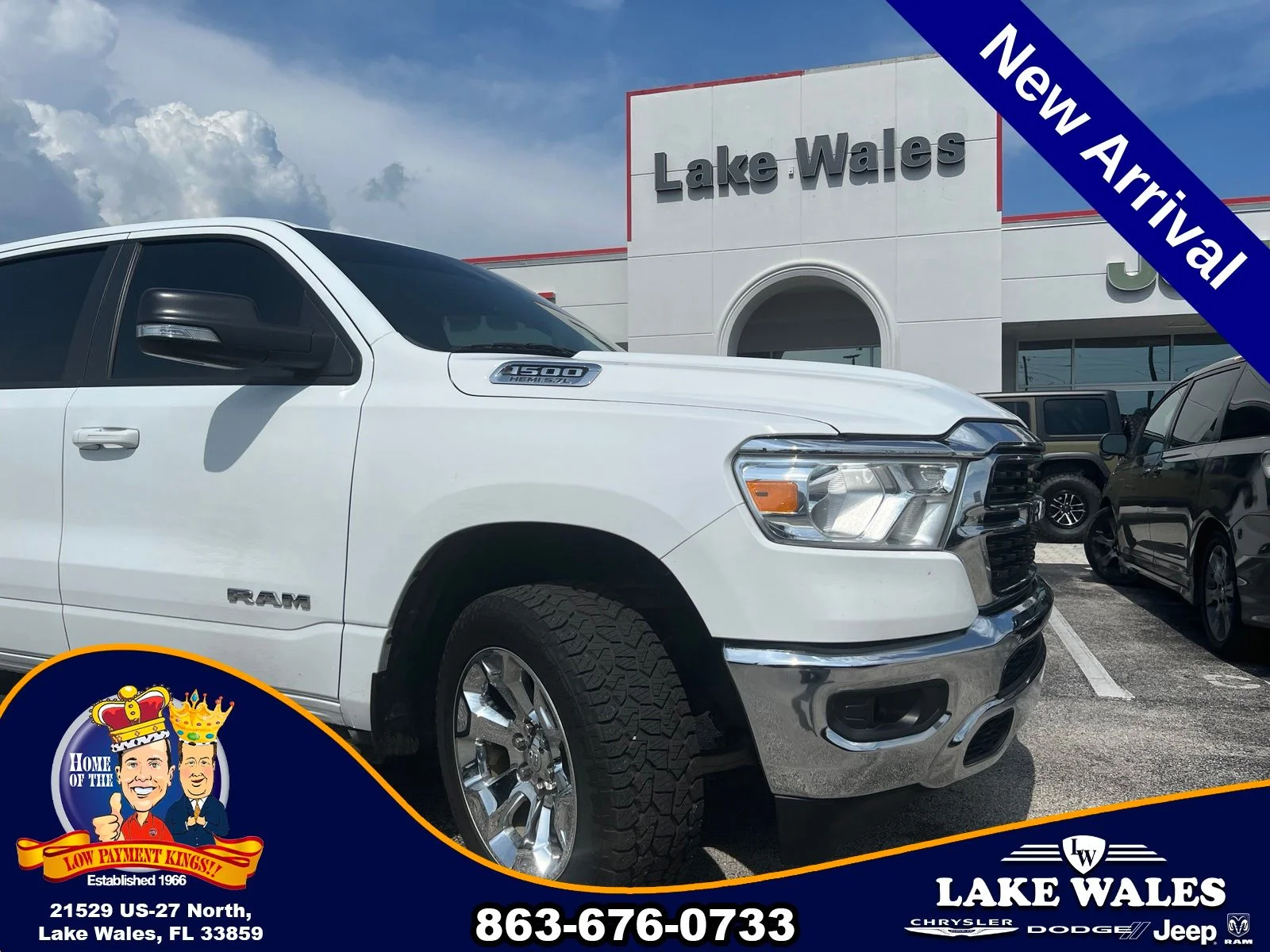 Used 2022 White Ram Big Horn/Lone Star image 1