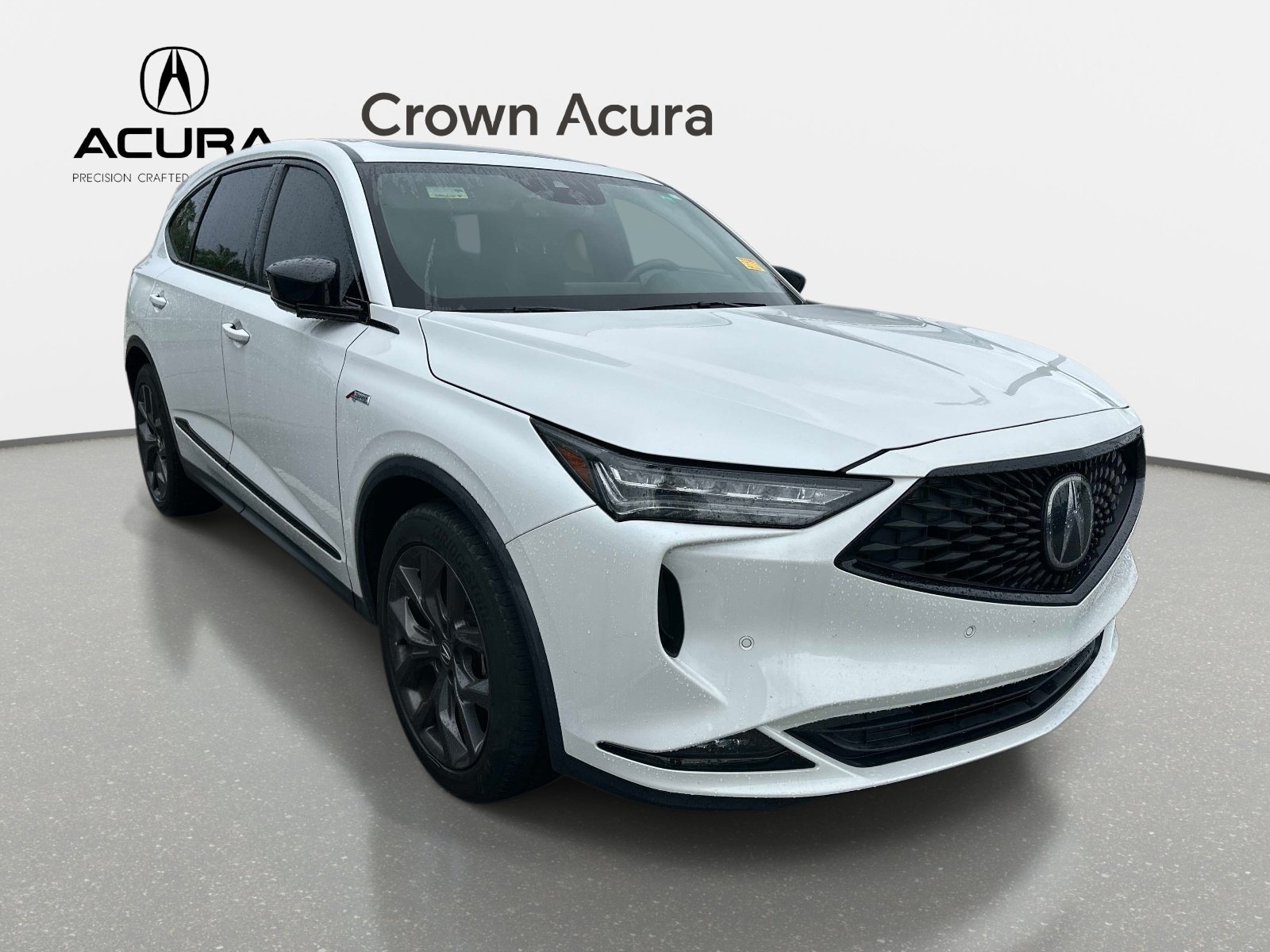 Used 2022 Platinum White Pearl Acura w/A-Spec Package image 3