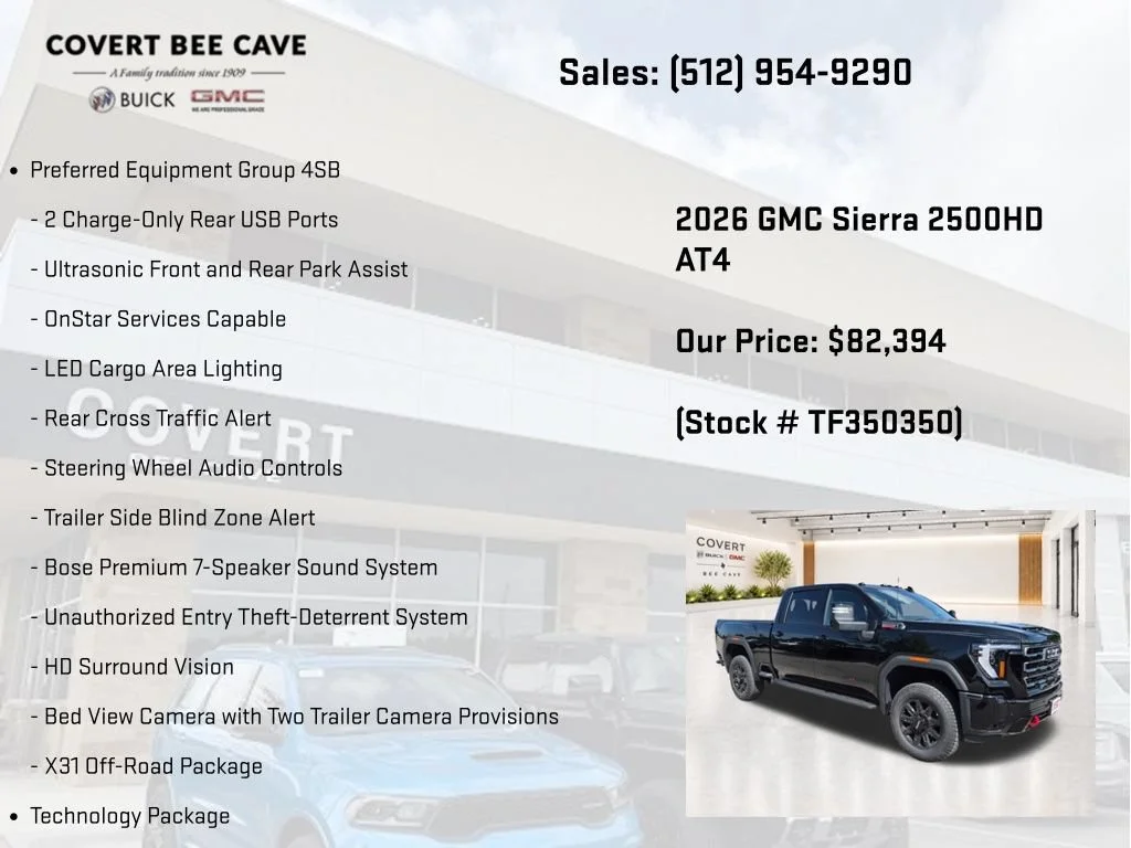New 2026 Onyx Black GMC AT4 image 20