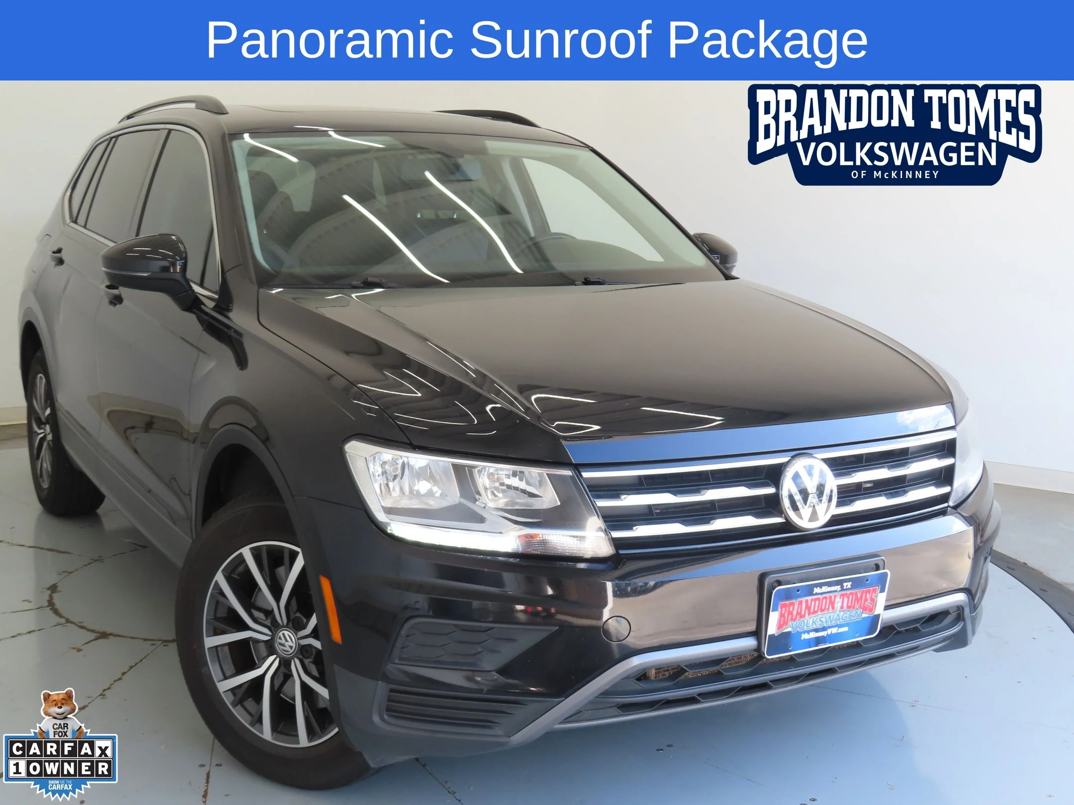 Used 2019 Black Volkswagen 2.0T SE image 1