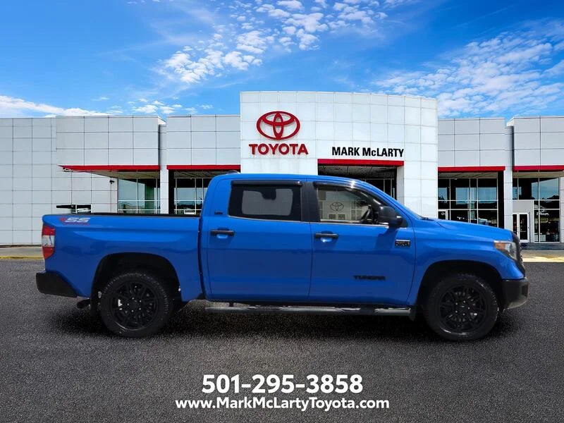 Used 2020 BLUE TOYOTA SR5 CREWMAX 5.5