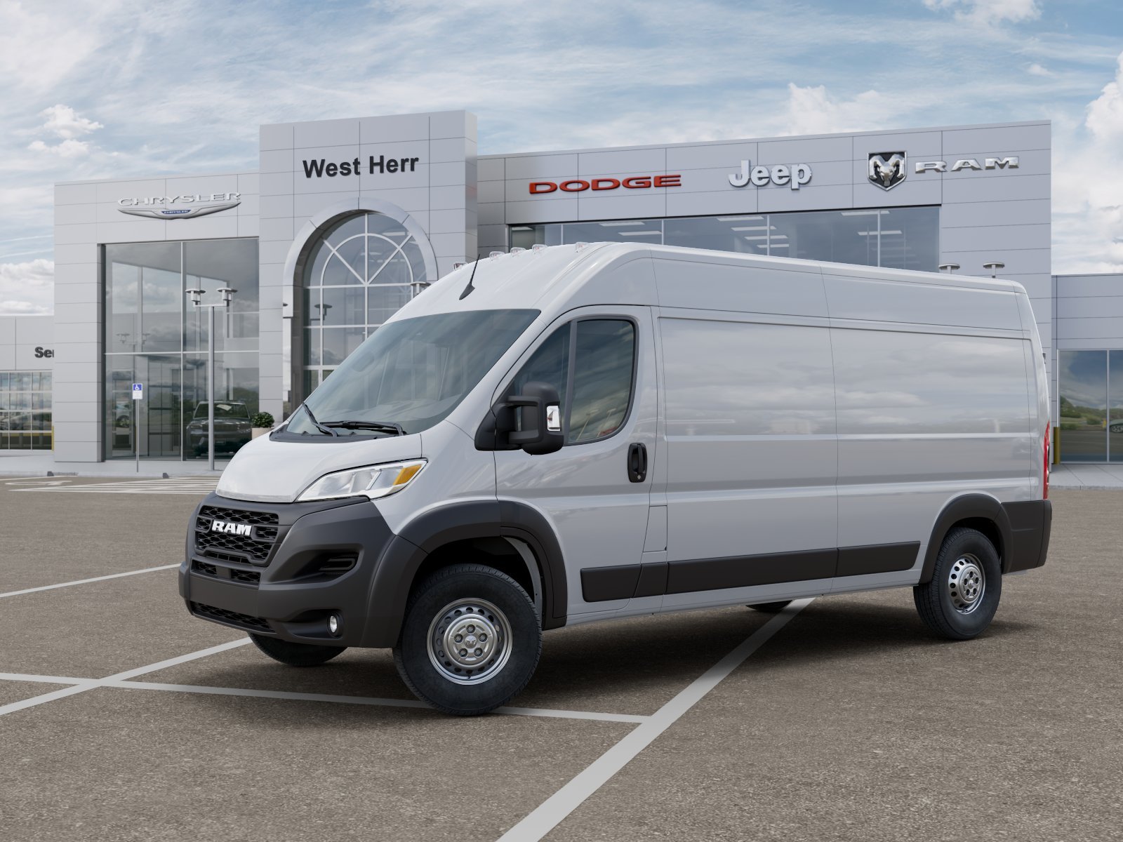 New 2026 Bright White Clear-Coat Exterior Paint RAM Tradesman image 28