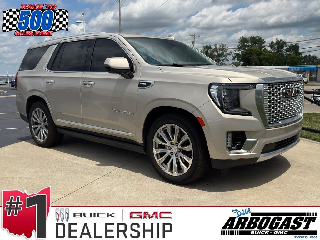 Used 2021 Pearl Beige Metallic GMC Denali image 1