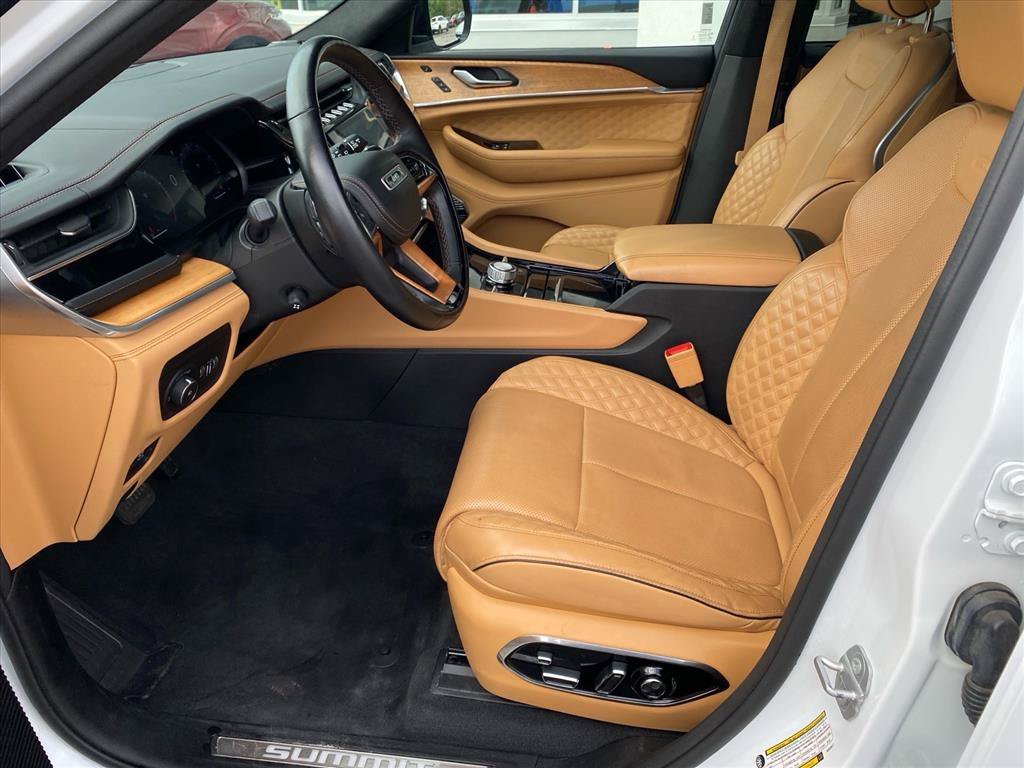 Used 2022 Bright White Clearcoat Jeep Summit Reserve image 9