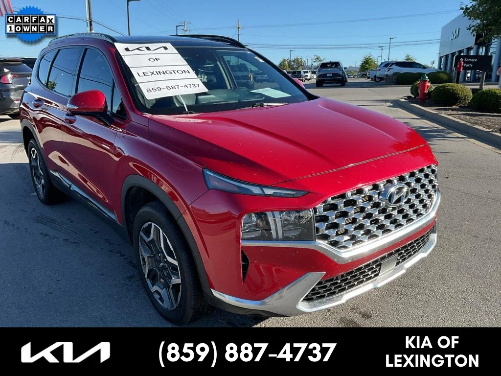 Used 2022 Calypso Red Hyundai Limited image 1