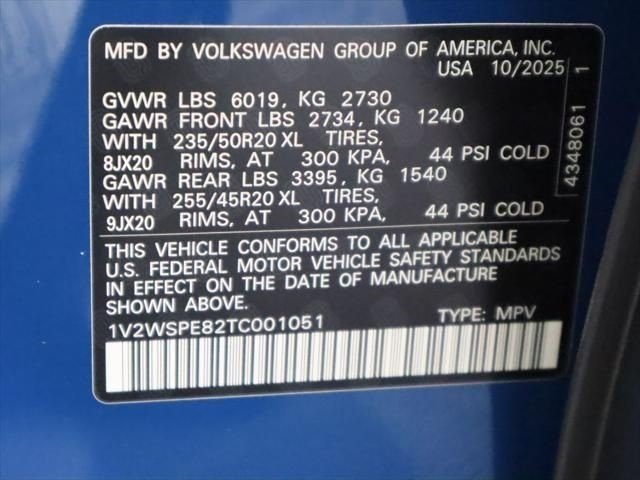New 2026 Mountain  Lake Blue Metallic Volkswagen Pro S image 34