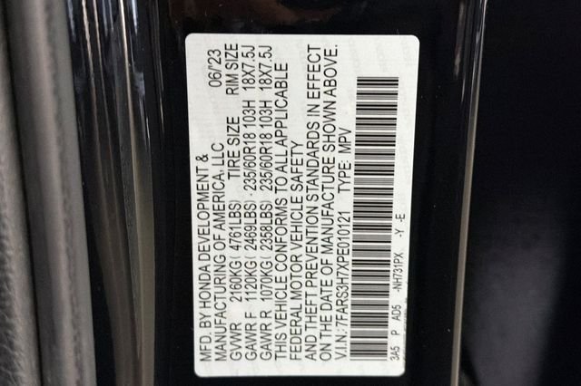 Certified Used 2023 Crystal Black Pearl Honda EX-L image 39