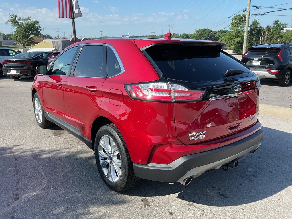 Used 2020 Rapid Red Metallic Tinted Clearcoat Ford Titanium image 8