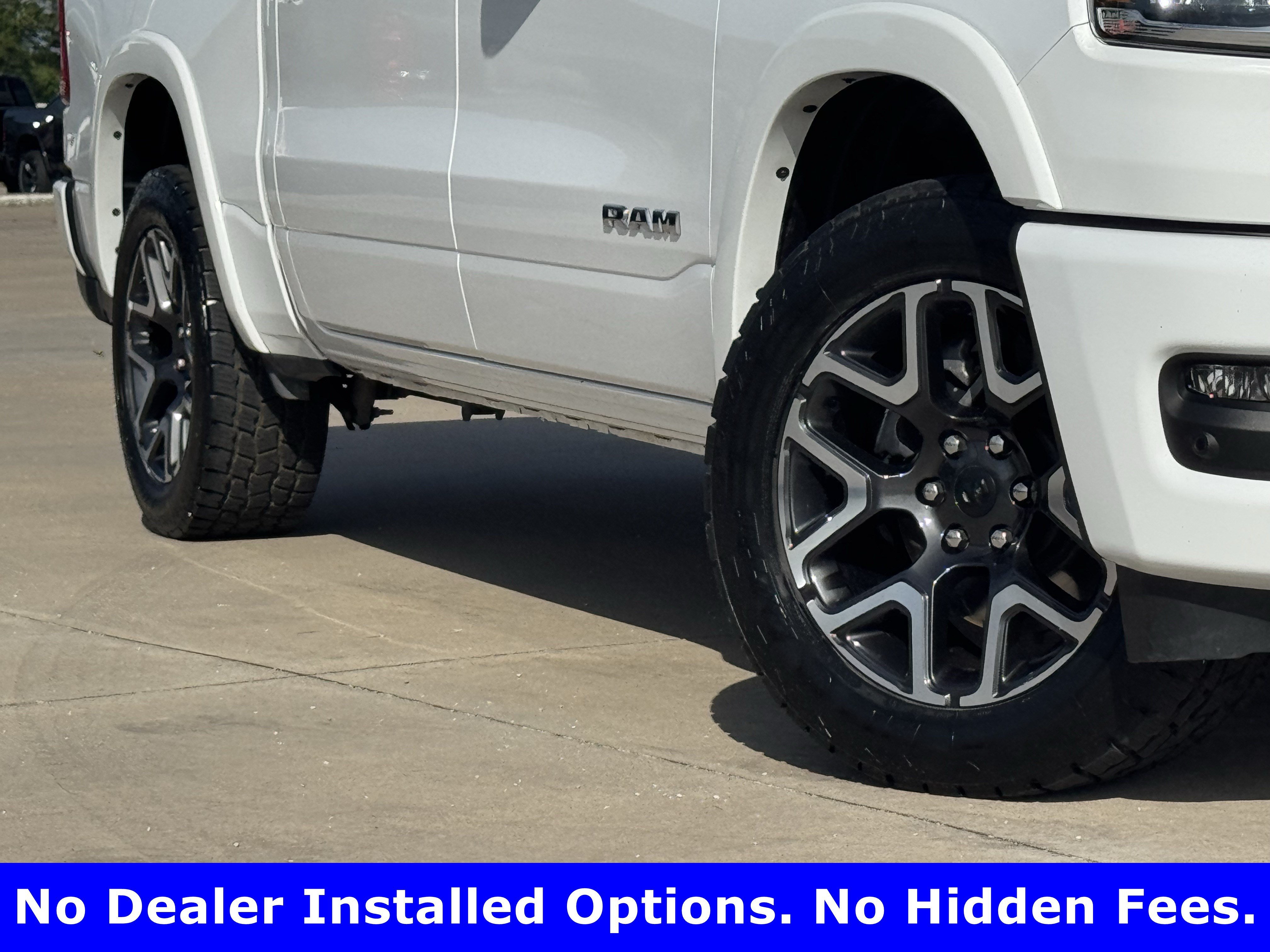 Used 2025 Bright White Clearcoat Ram Laramie image 3