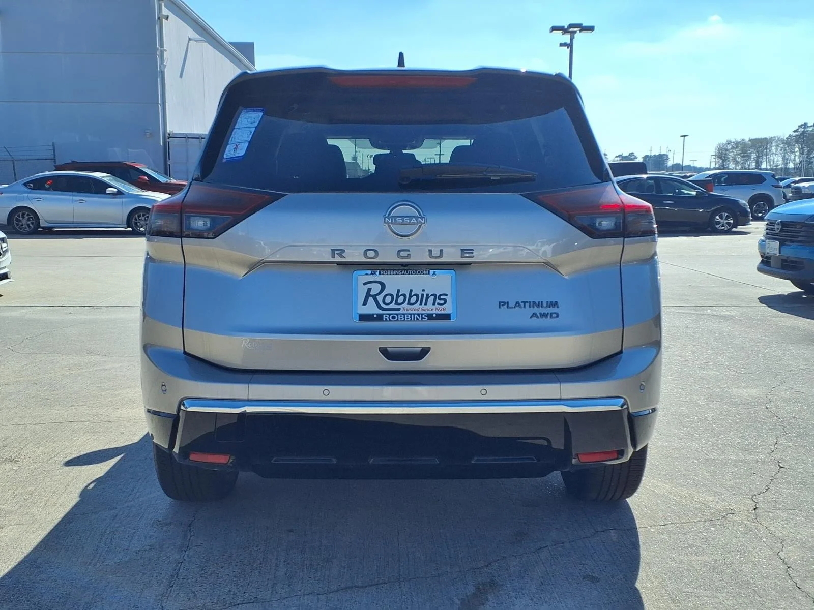 2026 Nissan Rogue Platinum Silver at Robbins Nissan