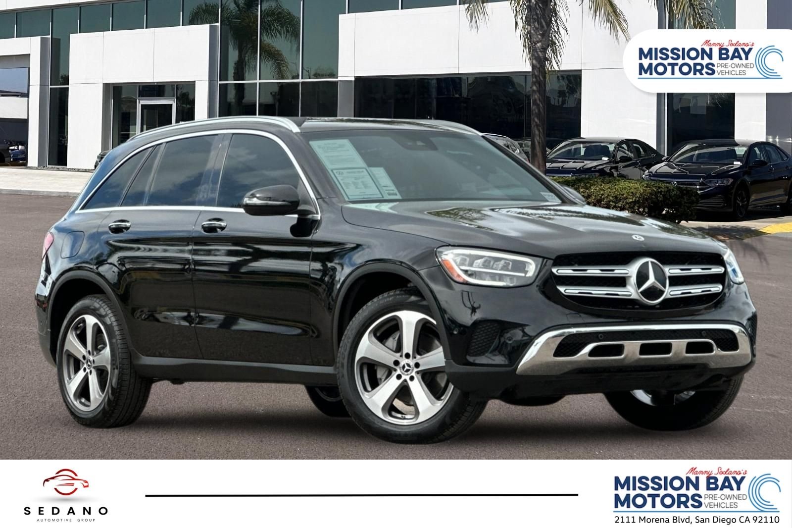 Used 2022 Black Mercedes-Benz GLC 300 image 1