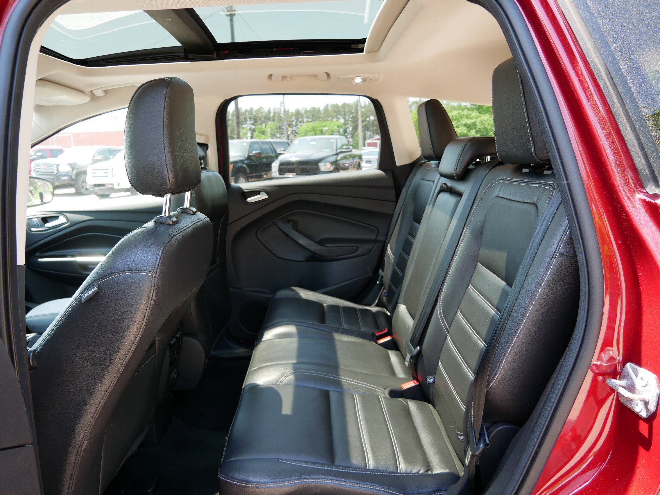 Certified Used 2018 Ruby Red Metallic Tinted Clearcoat Ford SEL image 11