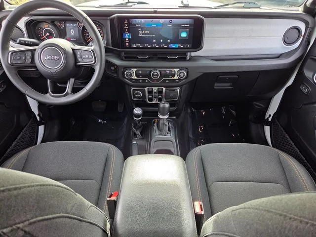 Used 2025 Bright White Clearcoat Jeep Sport S image 12
