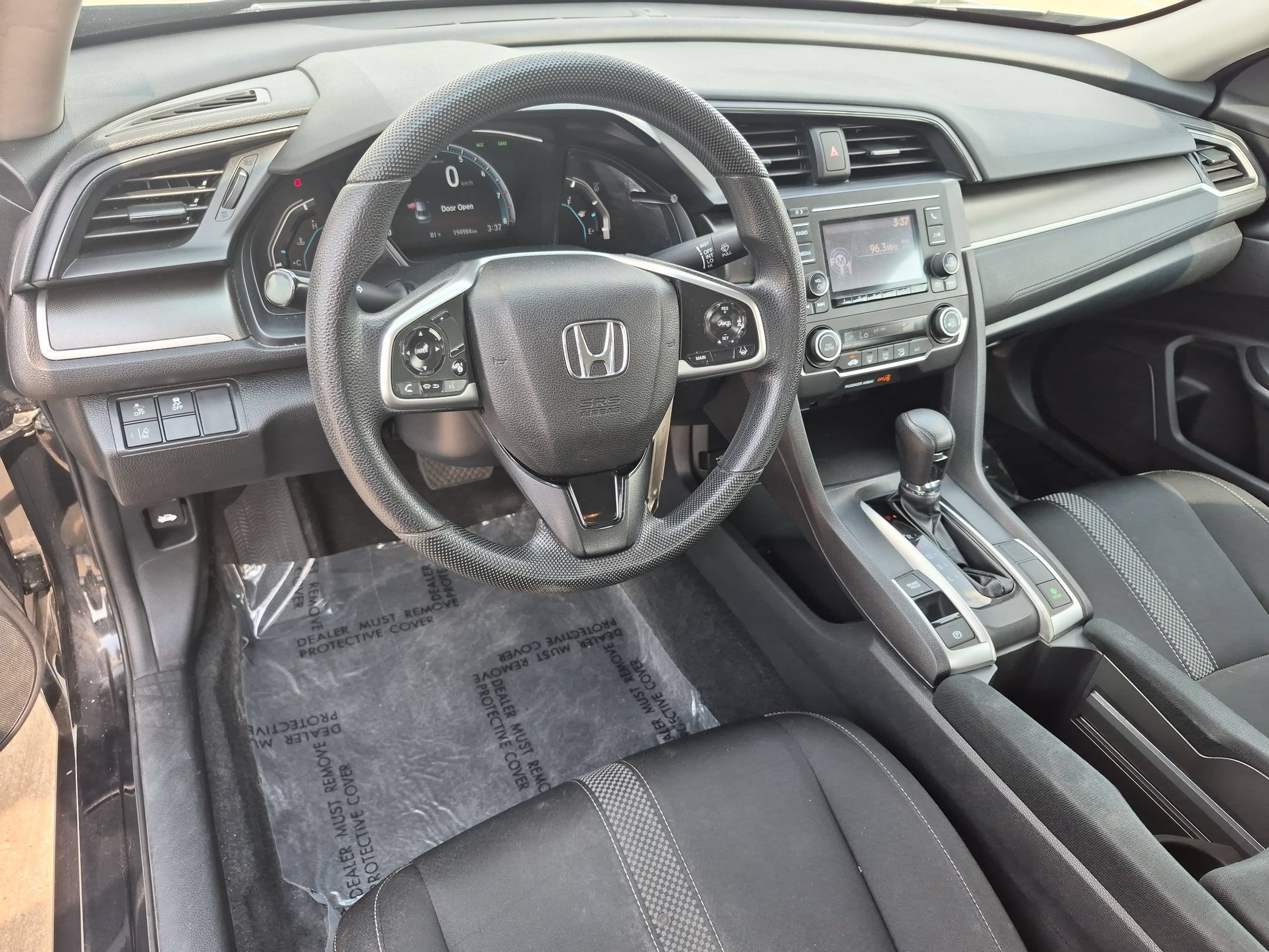 Used 2019 Crystal Black Pearl Honda LX Sedan image 10