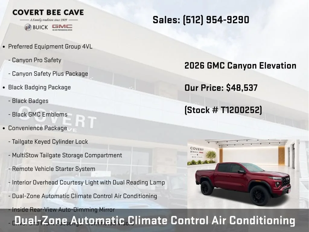 New 2026 Volcanic Red Tintcoat GMC Elevation image 8