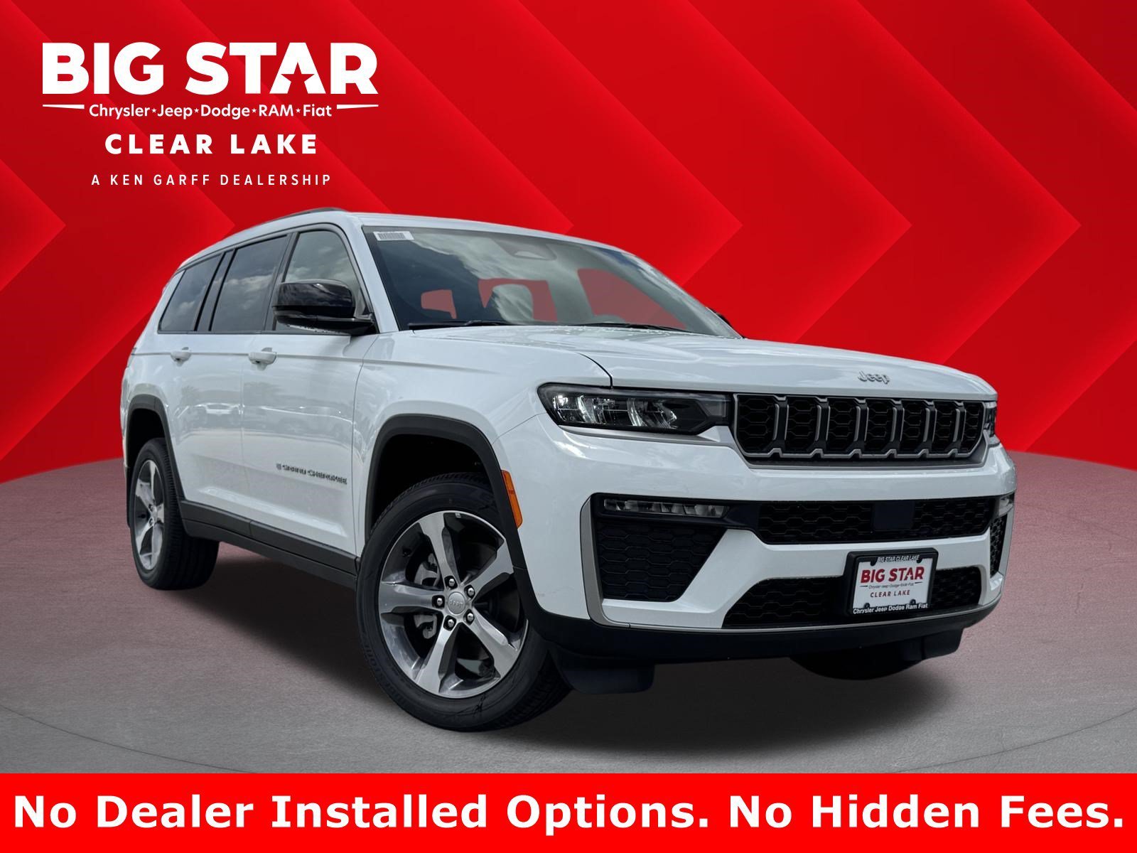 New 2026 Bright White Clear-Coat Exterior Paint Jeep Limited image 1