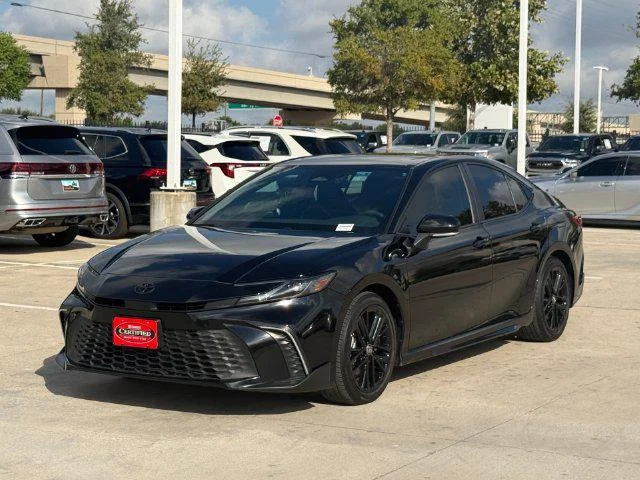 Certified Used 2025 MIDNIGHT BLACK METAL Toyota SE image 42