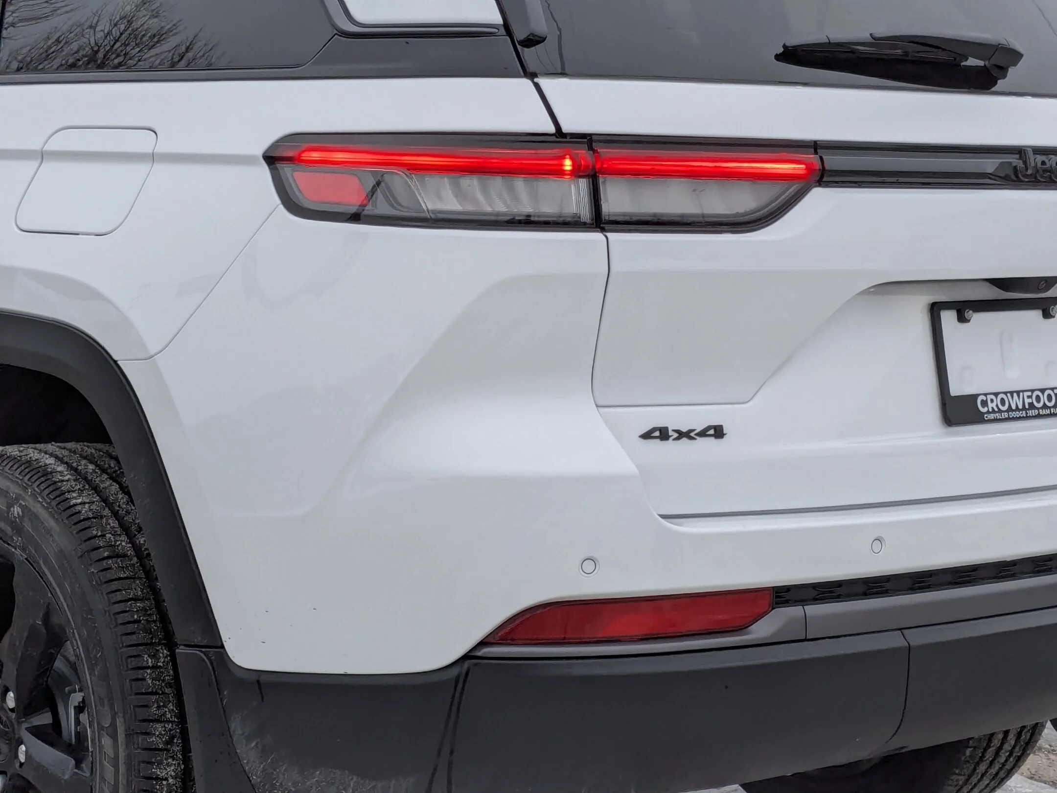 New 2026 White Jeep Altitude - - Power Sunroof - 20 Gloss Black Wheels - Capri Leatherette/Suede - Remote Start & More! image 13
