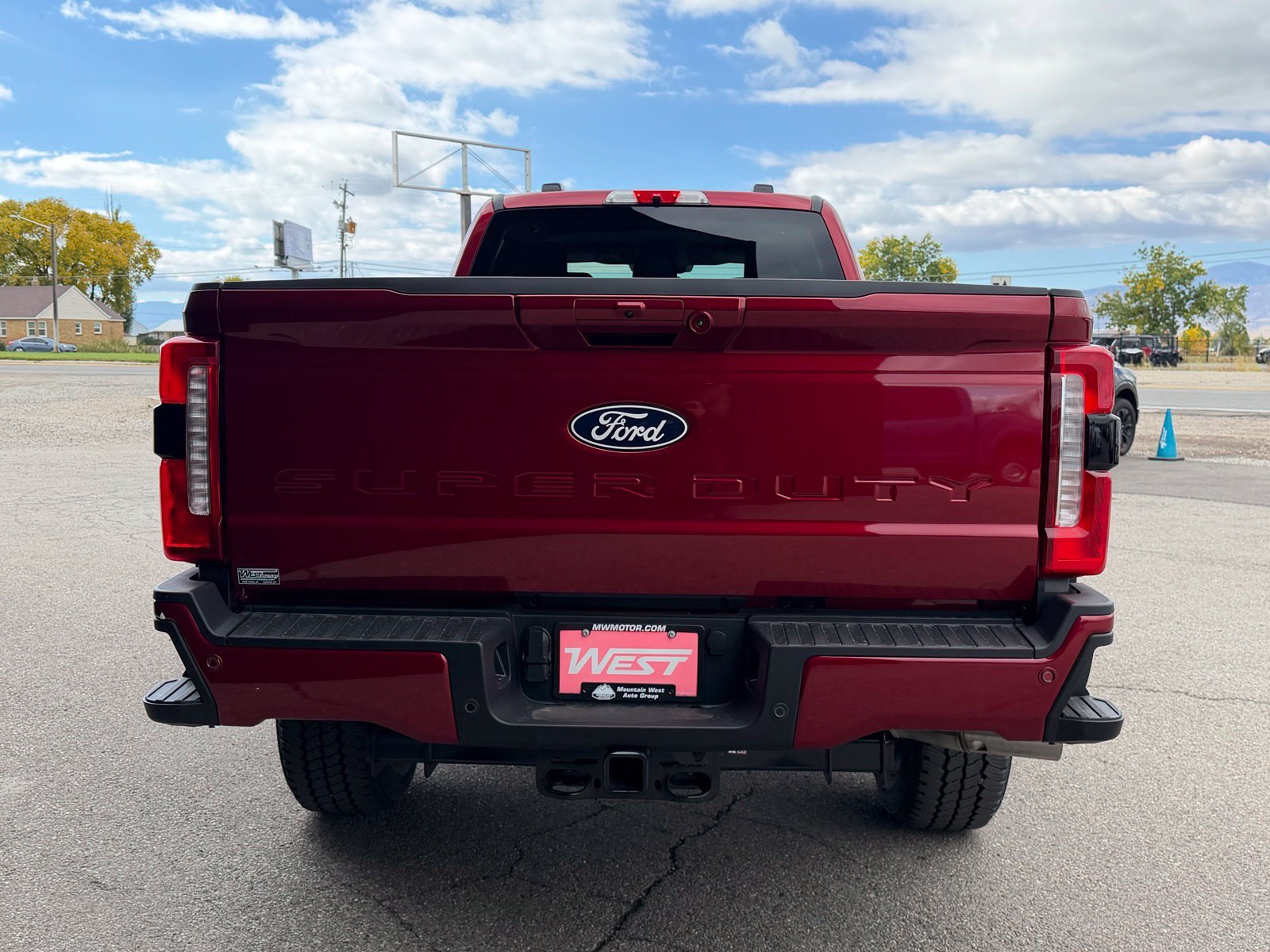 New 2027 Ruby Red Metallic Tinted Clearcoat Ford F-350® Lariat® image 8