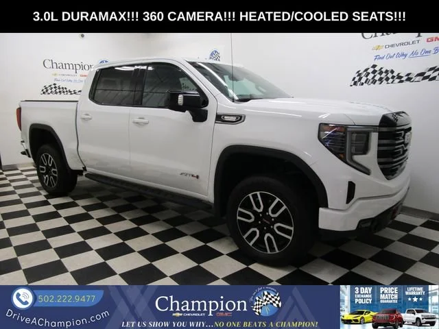 Used 2025 Summit White GMC AT4 image 1