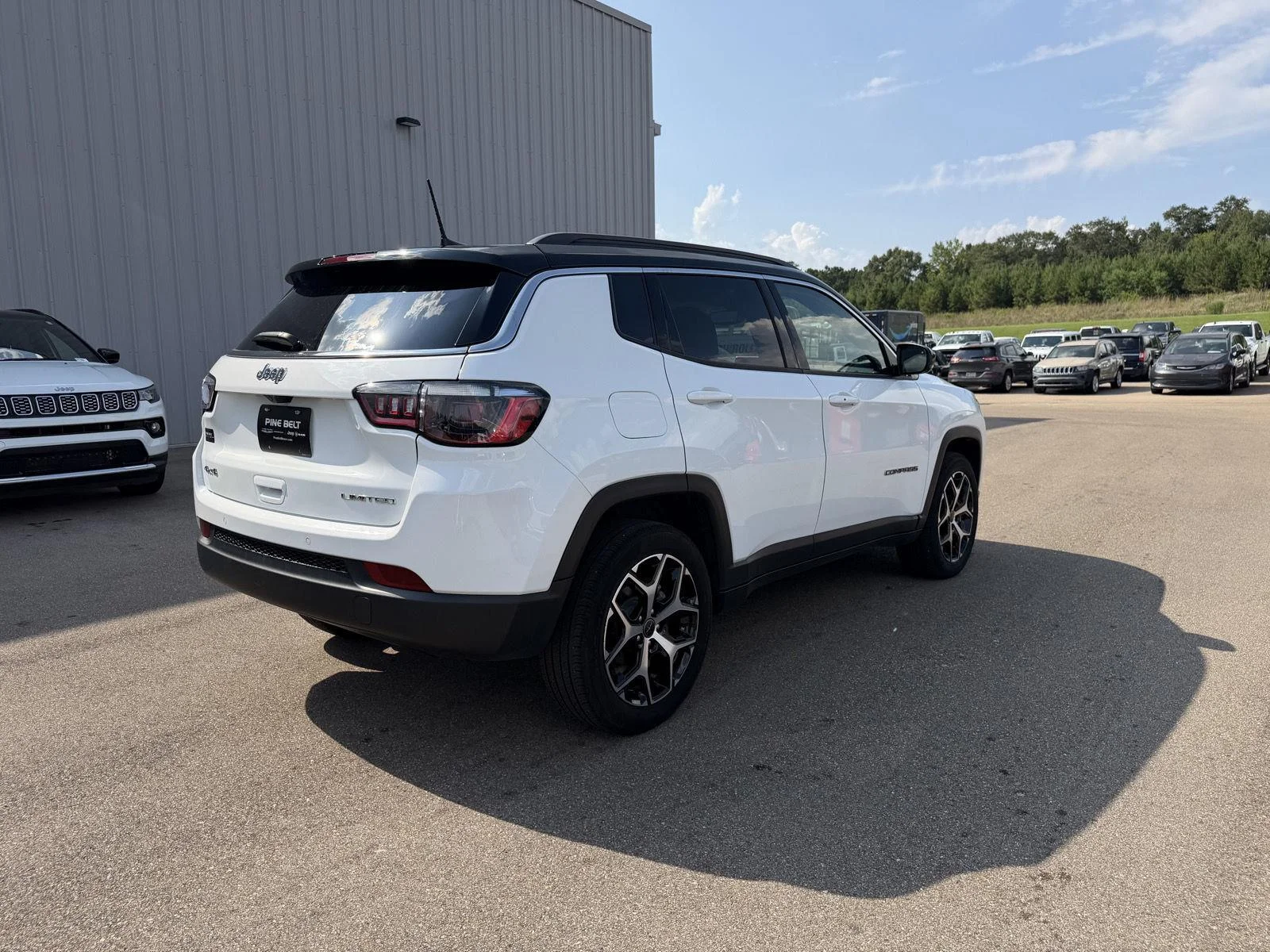 Used 2025 Bright White Clearcoat Jeep Limited image 6