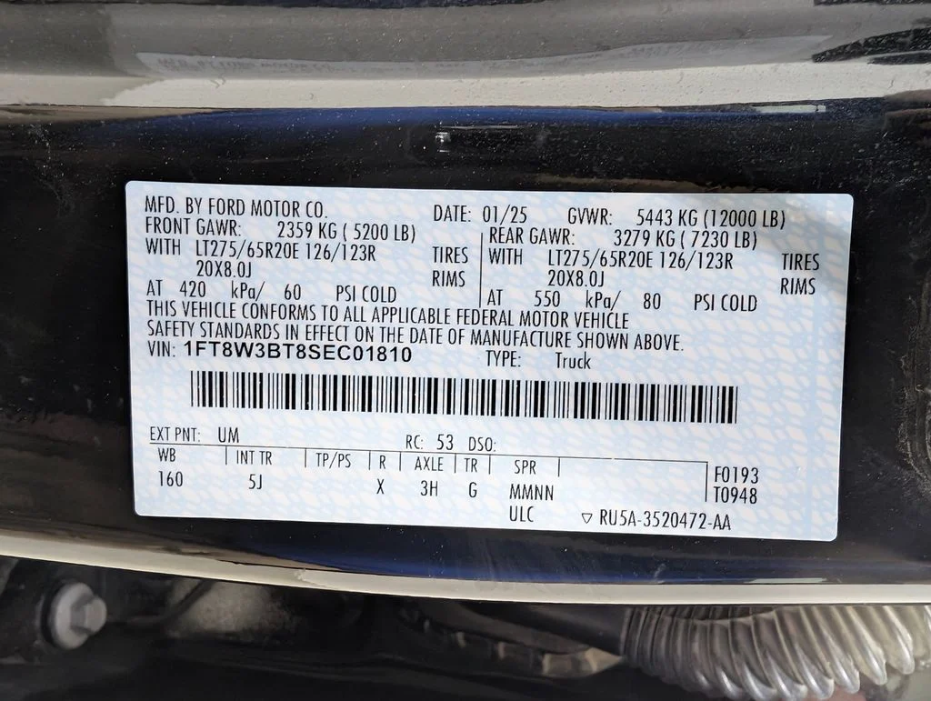 Certified Used 2025 Agate Black Metallic Ford Lariat image 29