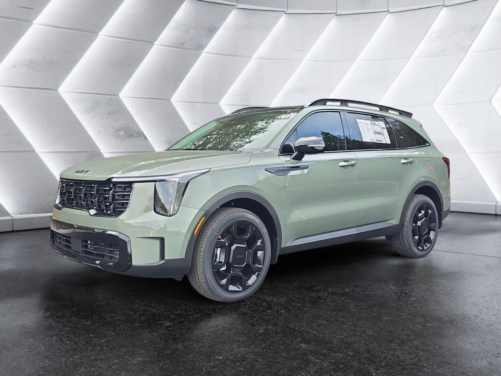 New 2026 Jungle Green Kia X-Line EX AWD image 1