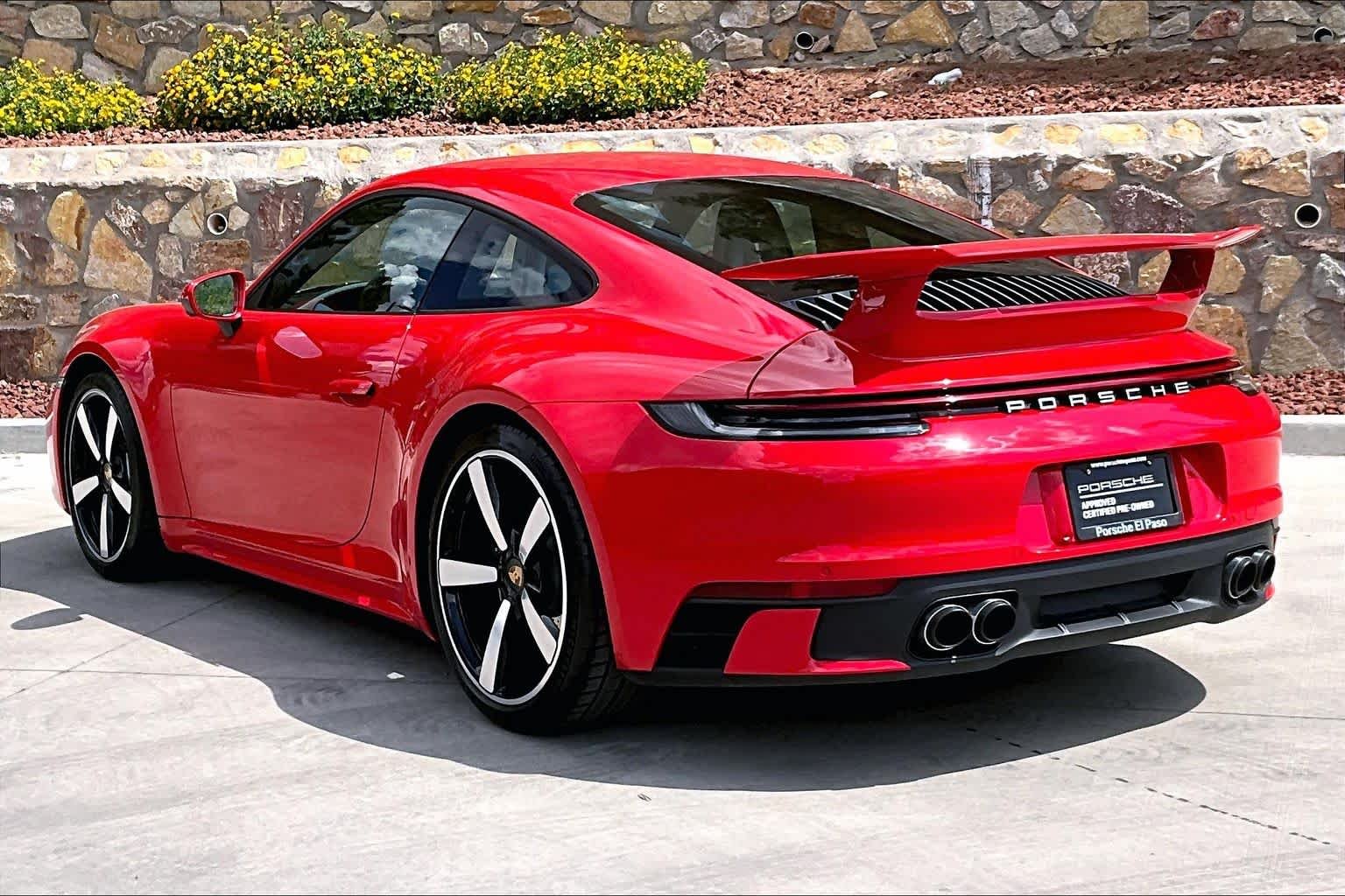 Certified Used 2023 Guards Red Porsche Carrera image 3