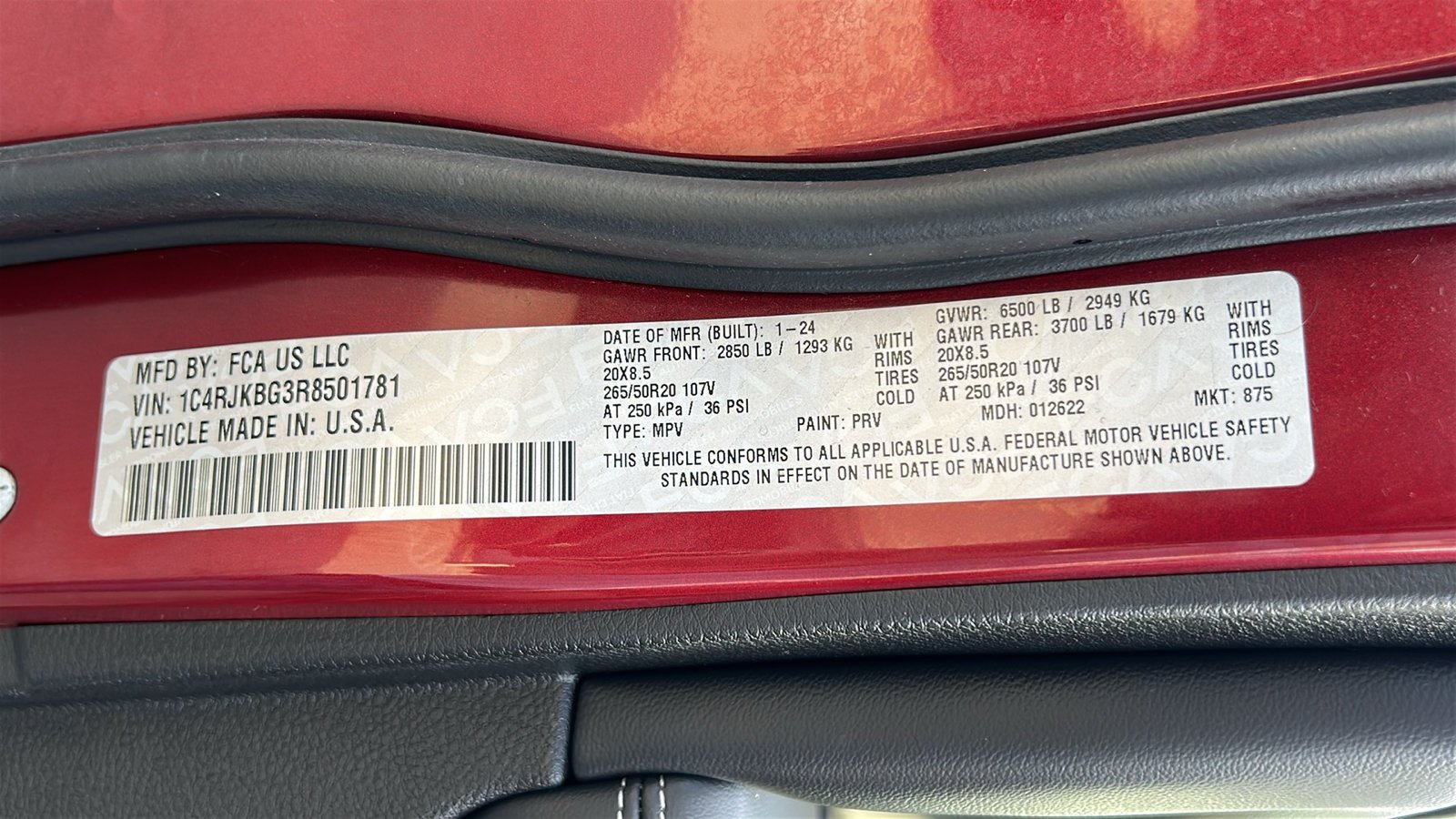 Used 2024 Red Jeep Limited image 33