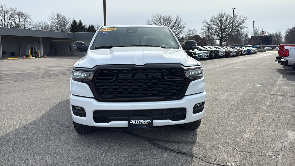 New 2026 Bright White Clear-Coat Exterior Paint RAM Big Horn/Lone Star image 3