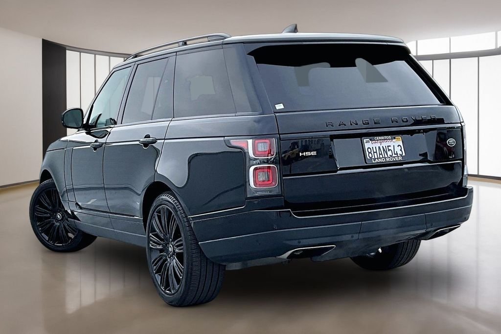 Used 2019 Santorini Black Metallic Land Rover 3.0L V6 Supercharged HSE image 4