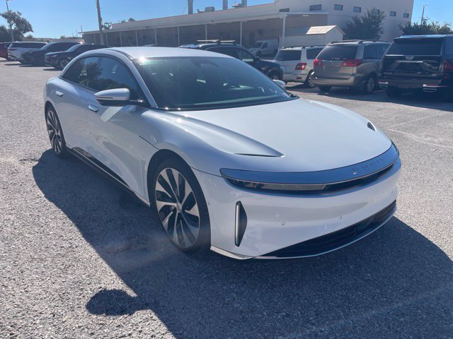 Used 2024 Stellar White Metallic Lucid Touring image 1