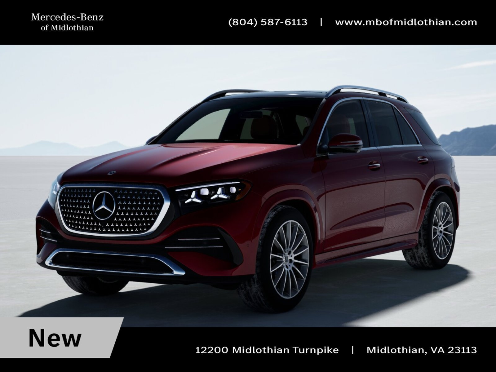 New 2027 MANUFAKTUR Patagonia Red Metallic Mercedes-Benz GLE 450 image 1