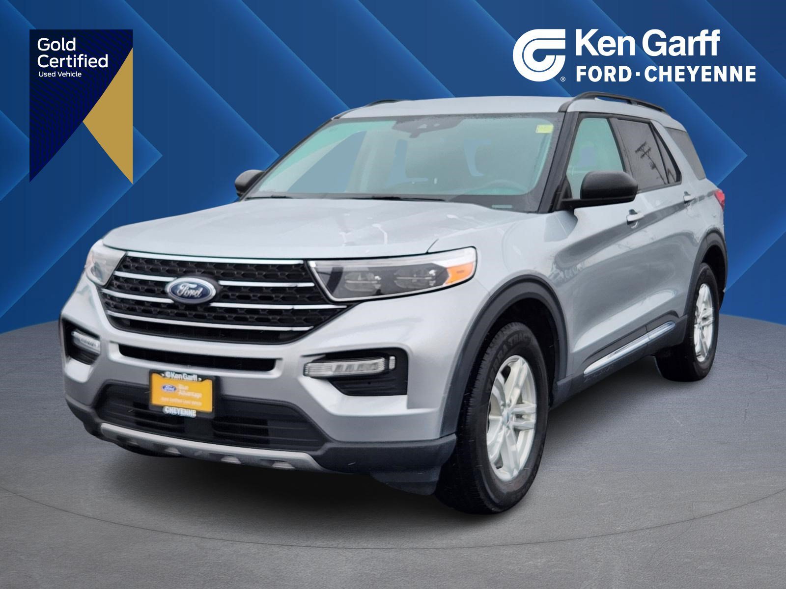 Used 2023 Iconic Silver Metallic Ford XLT image 1