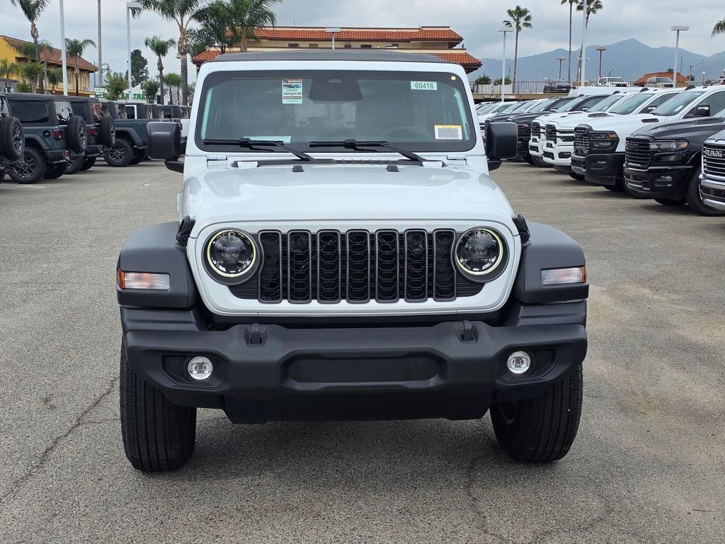 New 2026 Bright White Clear-Coat Exterior Paint Jeep Sport S image 2
