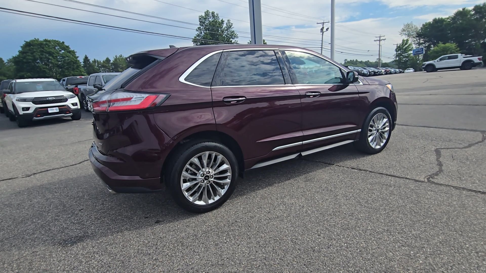 Used 2024 Burgundy Ford Titanium image 20